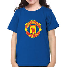 Load image into Gallery viewer, Manchester United Half Sleeves T-Shirt For Girls -KidsFashionVilla