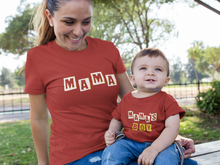 Load image into Gallery viewer, Mamas Boy Mother And Son Red Matching T-Shirt- KidsFashionVilla