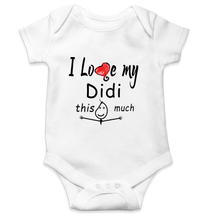 Load image into Gallery viewer, I Love My Didi Rompers for Baby Boy- KidsFashionVilla