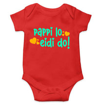 Load image into Gallery viewer, Pappi Lo Eidi do Eid Rompers for Baby Boy- KidsFashionVilla