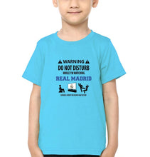 Load image into Gallery viewer, Warning Real Madrid Half Sleeves T-Shirt for Boy-KidsFashionVilla