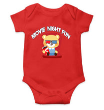 Load image into Gallery viewer, Movie Night Fun Rompers for Baby Girl- KidsFashionVilla