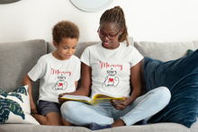 Load image into Gallery viewer, Mommy Sons First Love Mother And Son White Matching T-Shirt- KidsFashionVilla