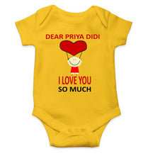 Load image into Gallery viewer, Custom Name I love My Didi So Much Rompers for Baby Boy- KidsFashionVilla