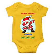 Load image into Gallery viewer, Customized Name Santa Squad Ho Ho Ho Christmas Rompers for Baby Boy- KidsFashionVilla