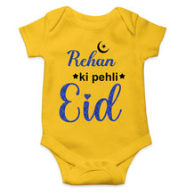 Load image into Gallery viewer, Custom Name Pehli Eid Rompers for Baby Boy- KidsFashionVilla