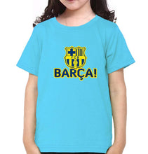 Load image into Gallery viewer, FCB Half Sleeves T-Shirt For Girls -KidsFashionVilla