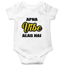 Load image into Gallery viewer, Apna Vibe Alag Hai Rompers for Baby Boy- KidsFashionVilla
