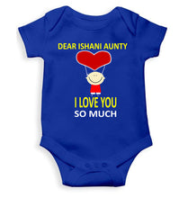 Load image into Gallery viewer, Custom Name I love My Aunty So Much Rompers for Baby Boy- KidsFashionVilla