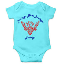 Load image into Gallery viewer, IPL Sunrisers Hyderabad Jeetega Bhai Jeetega SRH Jeetega Rompers for Baby Boy- KidsFashionVilla