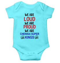 Load image into Gallery viewer, IPL We Are Loud CSK Chennai Super Kings Rompers for Baby Boy- KidsFashionVilla