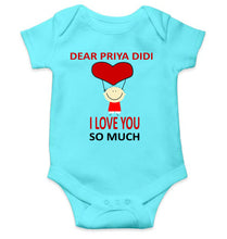 Load image into Gallery viewer, Custom Name I love My Didi So Much Rompers for Baby Boy- KidsFashionVilla