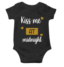 Load image into Gallery viewer, Kiss Me At Midnight Christmas Rompers for Baby Boy- KidsFashionVilla