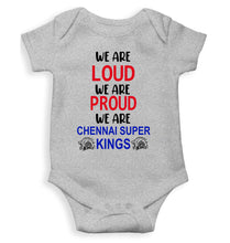 Load image into Gallery viewer, IPL We Are Loud CSK Chennai Super Kings Rompers for Baby Boy- KidsFashionVilla