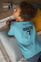 Load image into Gallery viewer, Ronaldo 7 Half Sleeves T-Shirt for Boy-KidsFashionVilla