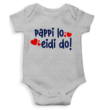 Load image into Gallery viewer, Pappi Lo Eidi do Eid Rompers for Baby Boy- KidsFashionVilla
