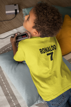 Load image into Gallery viewer, Ronaldo 7 Half Sleeves T-Shirt for Boy-KidsFashionVilla