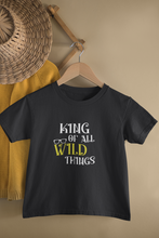 Load image into Gallery viewer, My Boy Is My King Mother And Son Black Matching T-Shirt- KidsFashionVilla