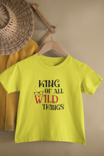 Load image into Gallery viewer, My Boy Is My King Mother And Son Yellow Matching T-Shirt- KidsFashionVilla