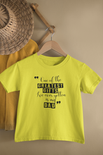 Load image into Gallery viewer, Greatest Gifts Father and Daughter Yellow Matching T-Shirt- KidsFashionVilla