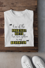 Load image into Gallery viewer, Greatest Gifts Father and Daughter White Matching T-Shirt- KidsFashionVilla