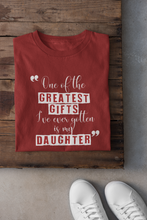 Load image into Gallery viewer, Greatest Gifts Father and Daughter Red Matching T-Shirt- KidsFashionVilla