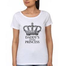 Load image into Gallery viewer, King Aka Daddy Daddy's Little Princess Father and Daughter Matching T-Shirt- KidsFashionVilla
