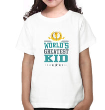 Load image into Gallery viewer, World's Greatest Kid Mom dad Family Half Sleeves T-Shirts-KidsFashionVilla