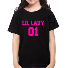 Load image into Gallery viewer, Big Man 01 Lil Lady 01 Father and Daughter Matching T-Shirt- KidsFashionVilla