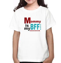 Load image into Gallery viewer, Mommy Is My Bff Kiddy Is My Bff Mother and Daughter Matching T-Shirt- KidsFashionVilla