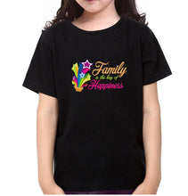 Load image into Gallery viewer, Family is the key of happiness Family Half Sleeves T-Shirts-KidsFashionVilla