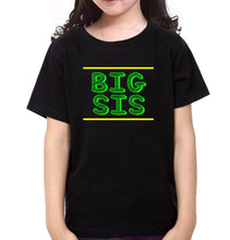 Load image into Gallery viewer, Big Sis Lil Sis Sister-Sister Kids Half Sleeves T-Shirts -KidsFashionVilla
