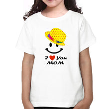 Load image into Gallery viewer, I Love You Mom I Love You Kid Mother and Daughter Matching T-Shirt- KidsFashionVilla