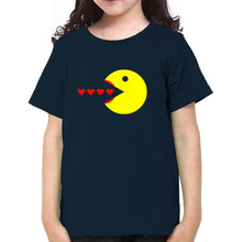 Load image into Gallery viewer, Pacman Sister-Sister Kids Half Sleeves T-Shirts -KidsFashionVilla