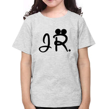 Load image into Gallery viewer, Mr. Jr Mother and Daughter Matching T-Shirt- KidsFashionVilla