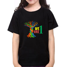 Load image into Gallery viewer, We Are 1 Family Half Sleeves T-Shirts-KidsFashionVilla