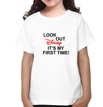 Load image into Gallery viewer, Look Out disney Here we Come Family Half Sleeves T-Shirts-KidsFashionVilla