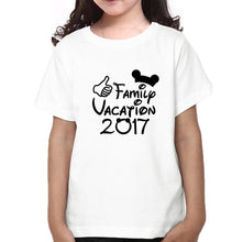 Load image into Gallery viewer, Family vacation 2017 Family Half Sleeves T-Shirts-KidsFashionVilla