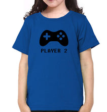 Load image into Gallery viewer, Player 1 Player 2 Father and Daughter Matching T-Shirt- KidsFashionVilla