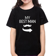 Load image into Gallery viewer, My Best Man My Best Daughter Father and Daughter Matching T-Shirt- KidsFashionVilla