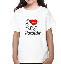 Load image into Gallery viewer, I Love My Family Family Half Sleeves T-Shirts-KidsFashionVilla