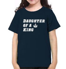 Load image into Gallery viewer, Father Of A Princess & Daughter Of A King Father and Daughter Matching T-Shirt- KidsFashionVilla