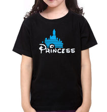 Load image into Gallery viewer, Father Mother Princess Family Half Sleeves T-Shirts-KidsFashionVilla