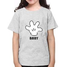 Load image into Gallery viewer, Daddy Mommy baby Family Half Sleeves T-Shirts-KidsFashionVilla