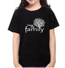 Load image into Gallery viewer, I Love My family Family Half Sleeves T-Shirts-KidsFashionVilla
