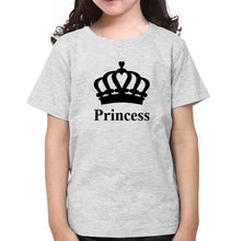 Load image into Gallery viewer, King Princess Father and Daughter Matching T-Shirt- KidsFashionVilla