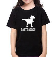 Load image into Gallery viewer, Daddy Saurus Baby Saurus Father and Daughter Matching T-Shirt- KidsFashionVilla