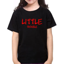 Load image into Gallery viewer, Big Trouble & Lil Trouble Father and Daughter Matching T-Shirt- KidsFashionVilla