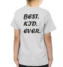 Load image into Gallery viewer, Best Dad Ever & Best Kid Ever Father and Daughter Matching T-Shirt- KidsFashionVilla