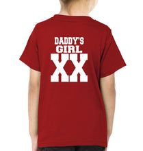 Load image into Gallery viewer, Daddy XX Daddy's Girl XX Father and Daughter Matching T-Shirt- KidsFashionVilla